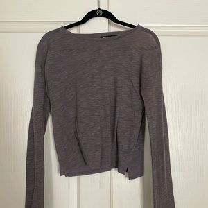 Heather Grey Athleta Top